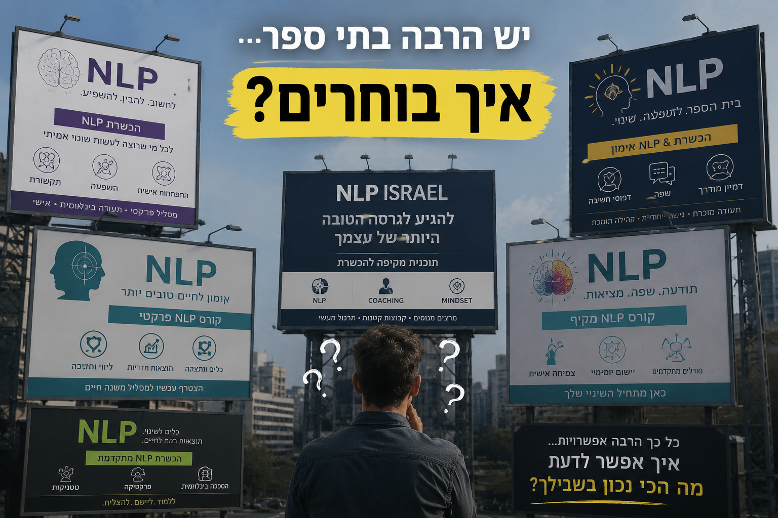 קורס NLP: מה כדאי לבדוק לפני שבוחרים